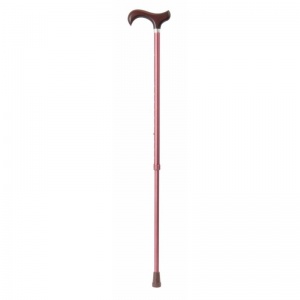 Classic Height Adjustable Burgundy Derby Cane