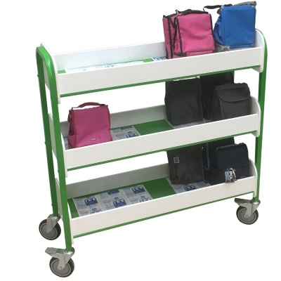 Cooling 27 Lunch Box Storage and Transportation Trolley