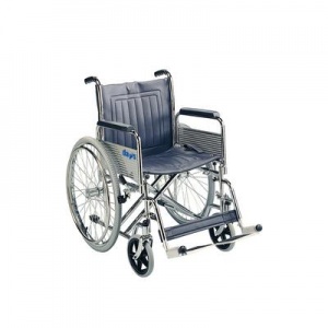 Days Heavy Duty Chrome-Plated Self-Propelled Wheelchair