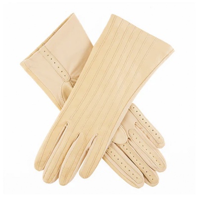Dents Olivia Women's Silk-Lined Parchment Leather Gloves