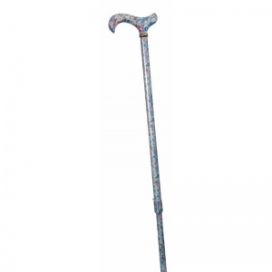 Derby Tea Party Extending Muted Floral Patterned Cane
