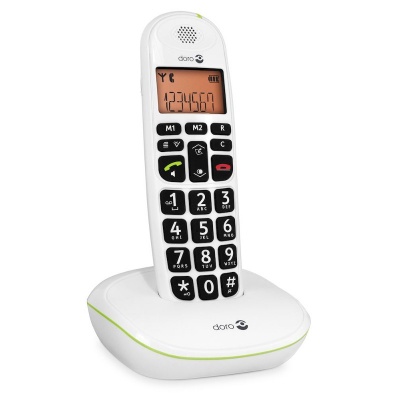 Doro PhoneEasy Amplified Cordless Telephone with Audio Boost Button Twin Set