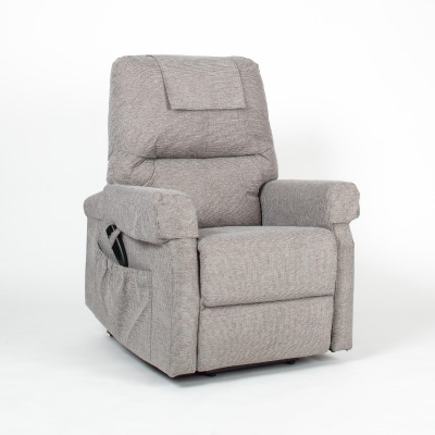 Drive Ohio Single Motor Rise Recliner (French Grey)