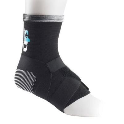 Ultimate Performance Elastic Ankle Support with Straps :: Sports ...
