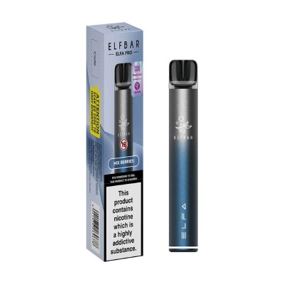 Elf Bar ELFA PRO Rechargeable E-Cigarette Pod Kit (Twilight Blue/Mix Berries)