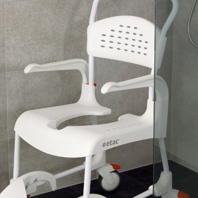 Etac Clean Lagoon Green Shower Commode Chair