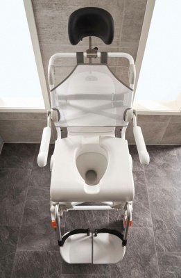 Etac Swift Mobil Tilt-2 Shower Commode Chair with XL Back