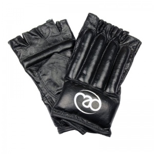 Fitness-Mad Leather Fingerless Bag Mitts