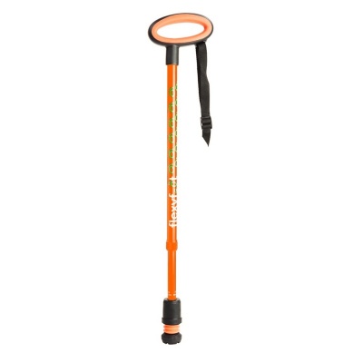 Flexyfoot Orange Telescopic Walking Stick
