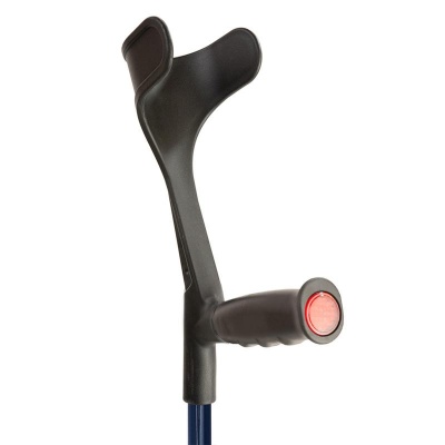 Flexyfoot Standard Soft Grip Handle Open Cuff Blue Crutch