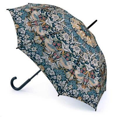 Fulton Kensington-2 Morris and Co. UV Walking Umbrella (Strawberry Thief)