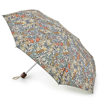 Fulton Minilite-2 Morris and Co. Foldable UV Umbrella (Golden Lily Minor)