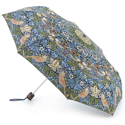 Fulton Minilite-2 Morris and Co Collection Foldable UV Umbrella (Strawberry Thief)
