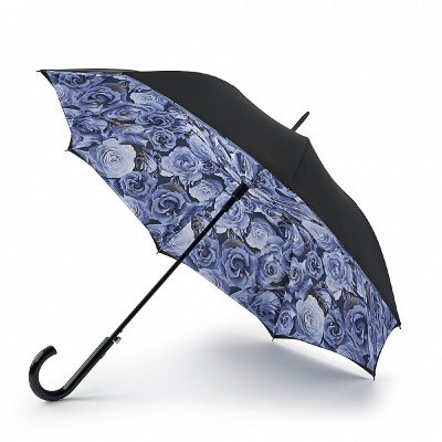 Fulton Bloomsbury Ladies Automatic Luxury Walking Umbrella (Liquid Rose)