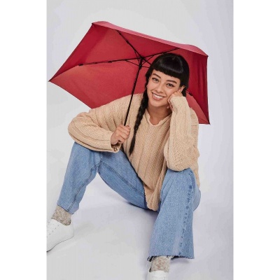 Fulton Aerolite Lightweight Compact Umbrella for Women (Red)