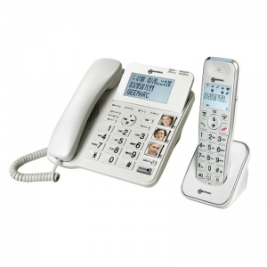 Geemarc AmpliDECT 295 Amplified Corded Desktop and Cordless Telephone Combination Pack