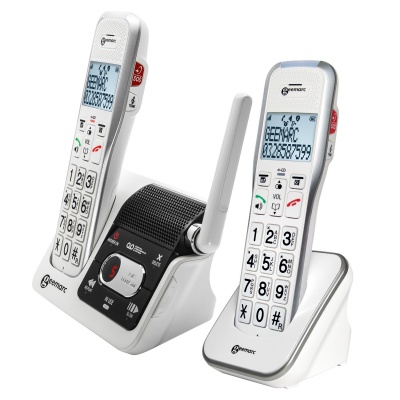 Geemarc AmpliDECT 595-2 Ultra Low Energy Amplified Cordless Phone with Additional Handset