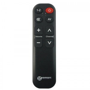 Geemarc Easy TV5 TV Remote with 8 Buttons