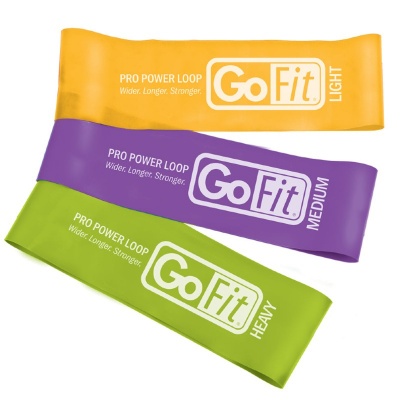 GoFit Pro Power Loops Resistance Bands (Set of 3)