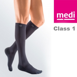 Medi Mediven Active Class 1 Grey Below Knee Compression Socks for Men