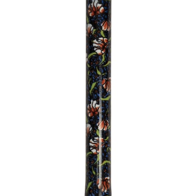 Height-Adjustable Mini Folding Morris Pattern Derby Handle Walking Stick