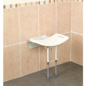 Homecraft Wall-Mounted Shower Seat with Legs