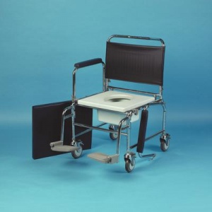Homecraft Adjustable-Height Mobile Commode