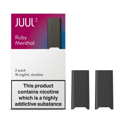 JUUL2 Ruby Menthol Pods 18mg (Pack of 2 Pods)