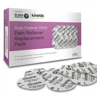 Kinetik Wellbeing Replacement TENS Pads (Pack of 4)