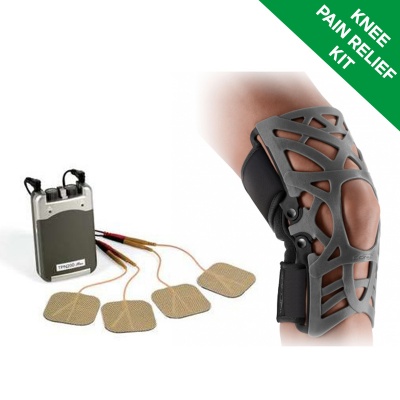 Donjoy Reaction Knee Brace and TPN 200 Knee Pain Relief Kit