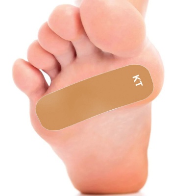 KT Tape Performance+ Blister Prevention - 30 Bandes Précoupées Beige 3,5" Pour Pieds