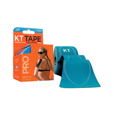 KT Tape Pro 10-Inch Precut Kinesiology Tape (Laser Blue)