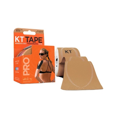 KT Tape Pro 10-Inch Precut Kinesiology Tape (Stealth Beige)