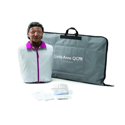 Laerdal Little Anne CPR Mannequin with Dark Skin and Softpack