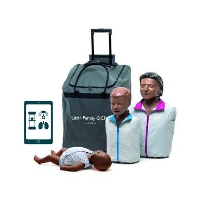Laerdal Little Family CPR Mannequins with Dark Skin (Pack of 3)