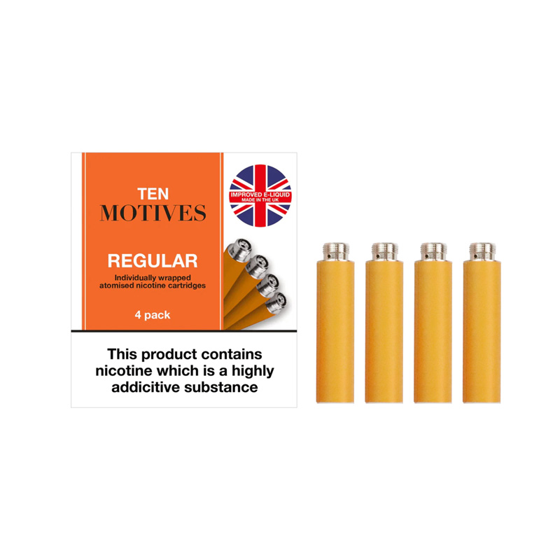 10 Motives E-Cig Low Tobacco Cartridges | Health and Care