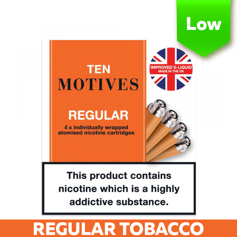 10 Motives ECig Low Tobacco Cartridges Health and Care