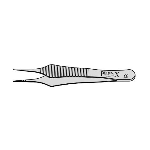 HTI Surgical Tweezers Set - 4-Pack Micro Serrated Forceps, Stainless Steel