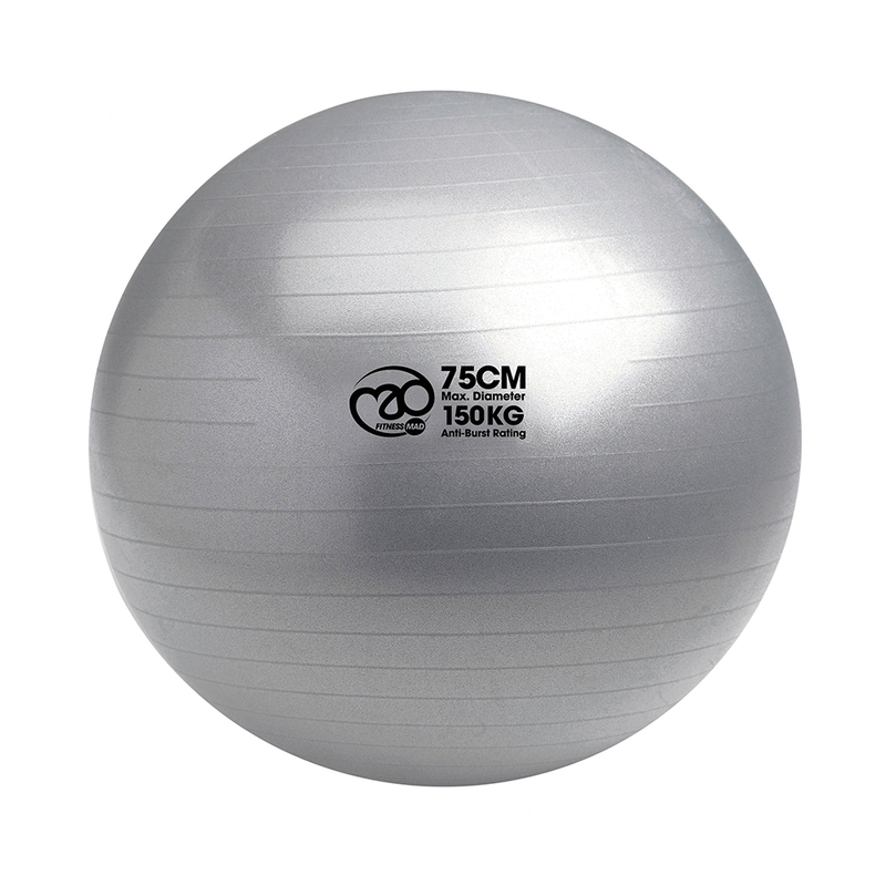 FitnessMad 150kg Swiss Ball and Pump Health and Care