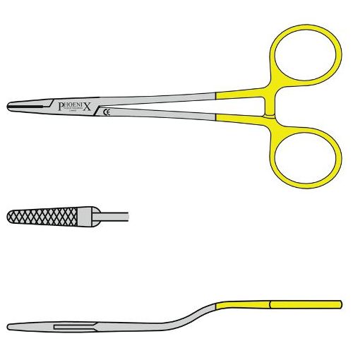 Kilner Needle Holder Tungsten Carbide Jaws And Box Joint With Curved