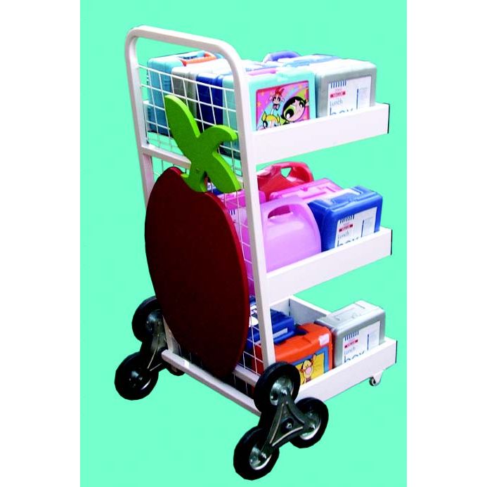 24 Lunch Box Stair Climbing Storage Transportation Trolley