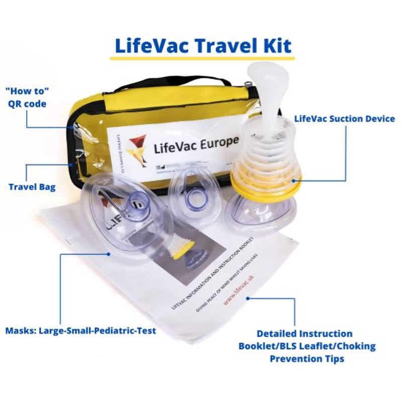 LifeVac Travel Kit Airway Clearance Device