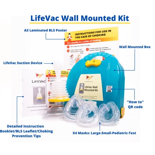 LifeVac Wall-Mounted Airway Clearance Device Kit