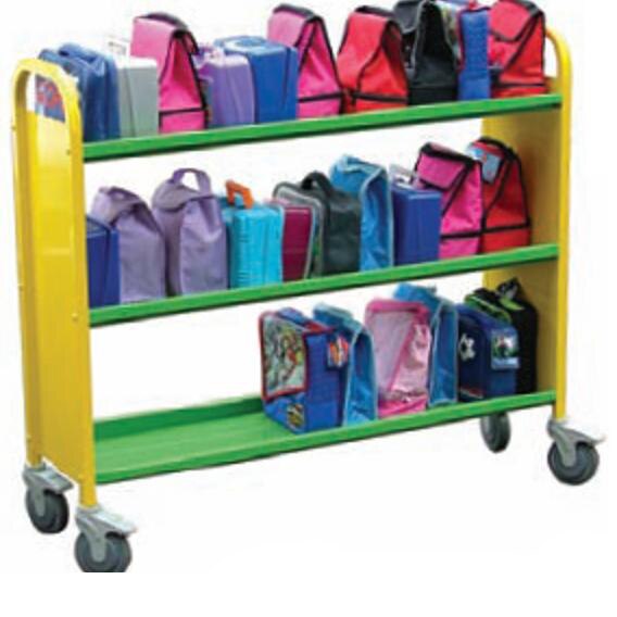 Aluminium 30 Lunch Box Trolley Health and Care