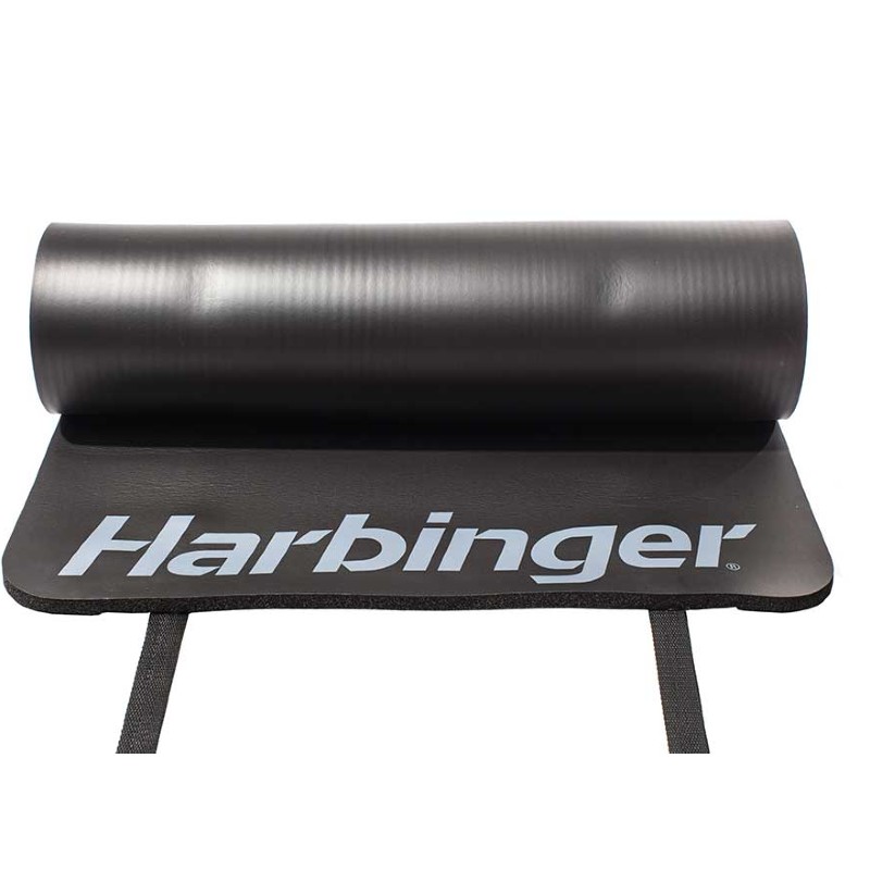 Harbinger DuraFoam Black Antimicrobial Exercise Mat 3/8''