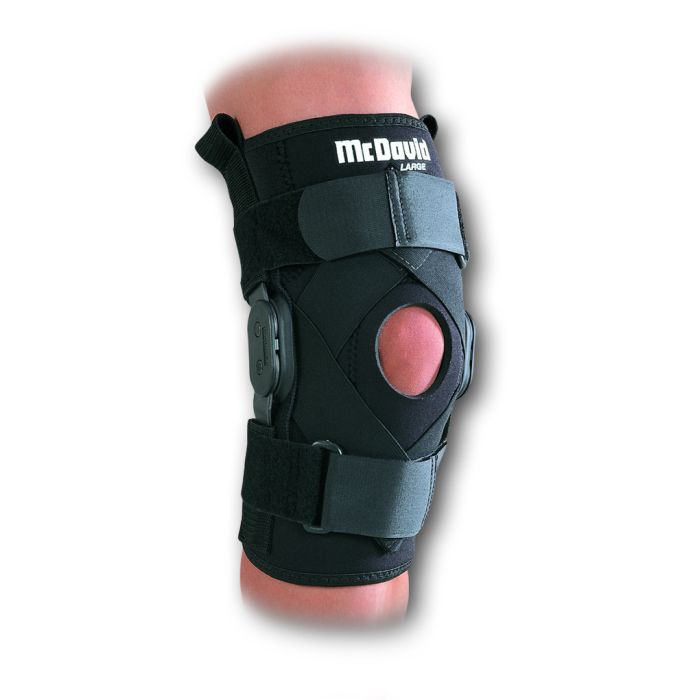 McDavid Hinged Knee Brace With Crossing Straps