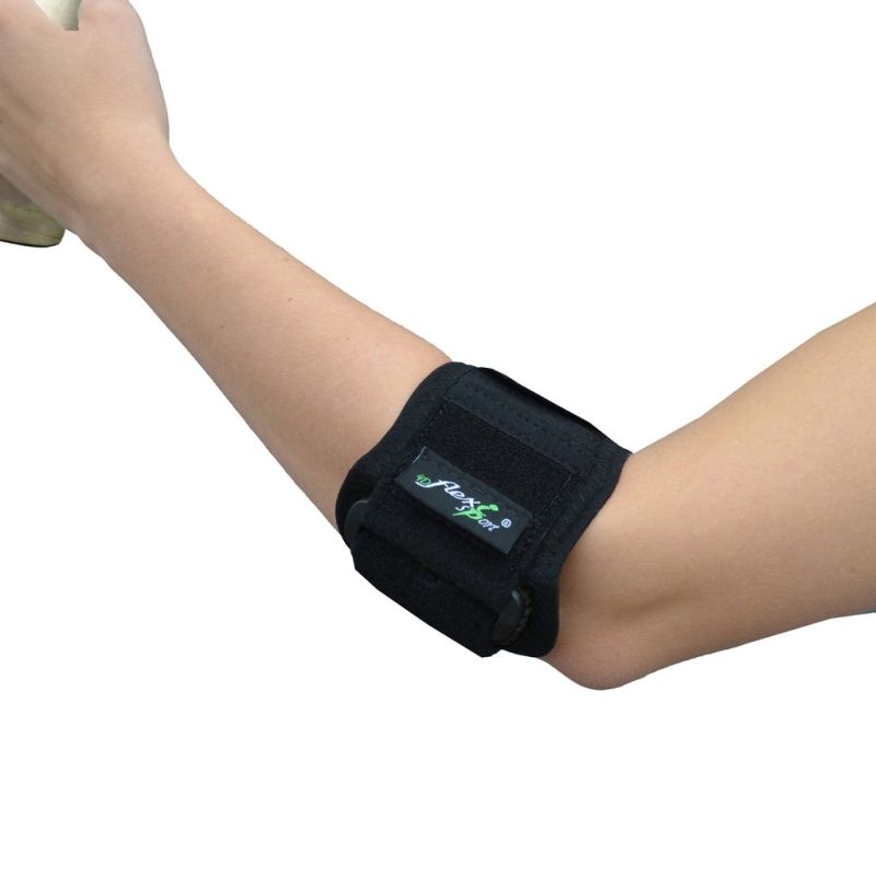 4Dflexisport® Black Tennis Elbow Support Health and Care