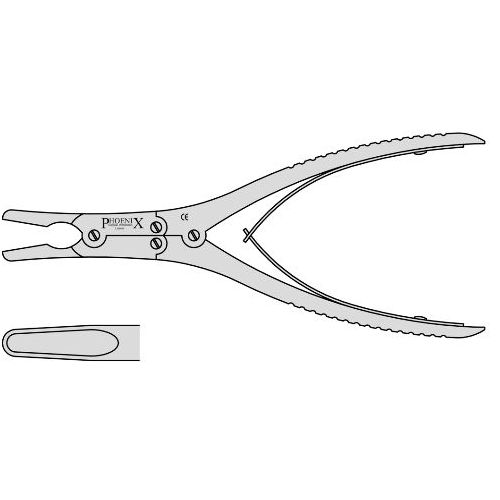 Jansen Middleton Bone Rongeur With Compound Action 185mm Straight