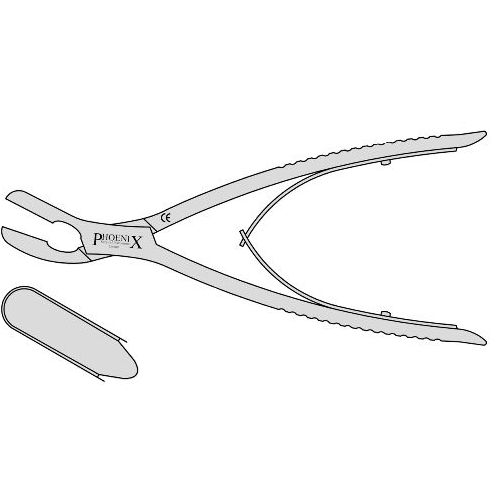 Trotter Bone Rongeur Angled To One Side With A 10mm Bite And Simple