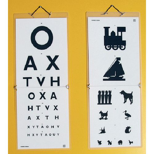 6M Folding Snellen Type OAX/Kind Test | Health and Care